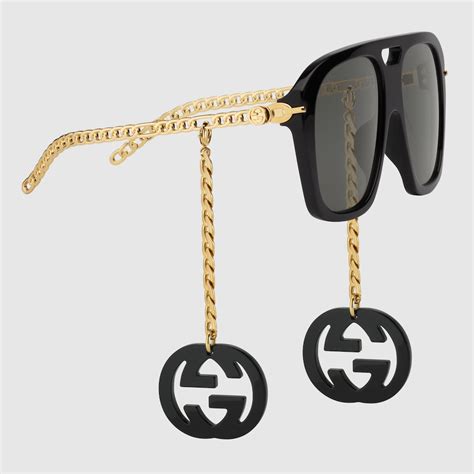 gucci charm sunglasses